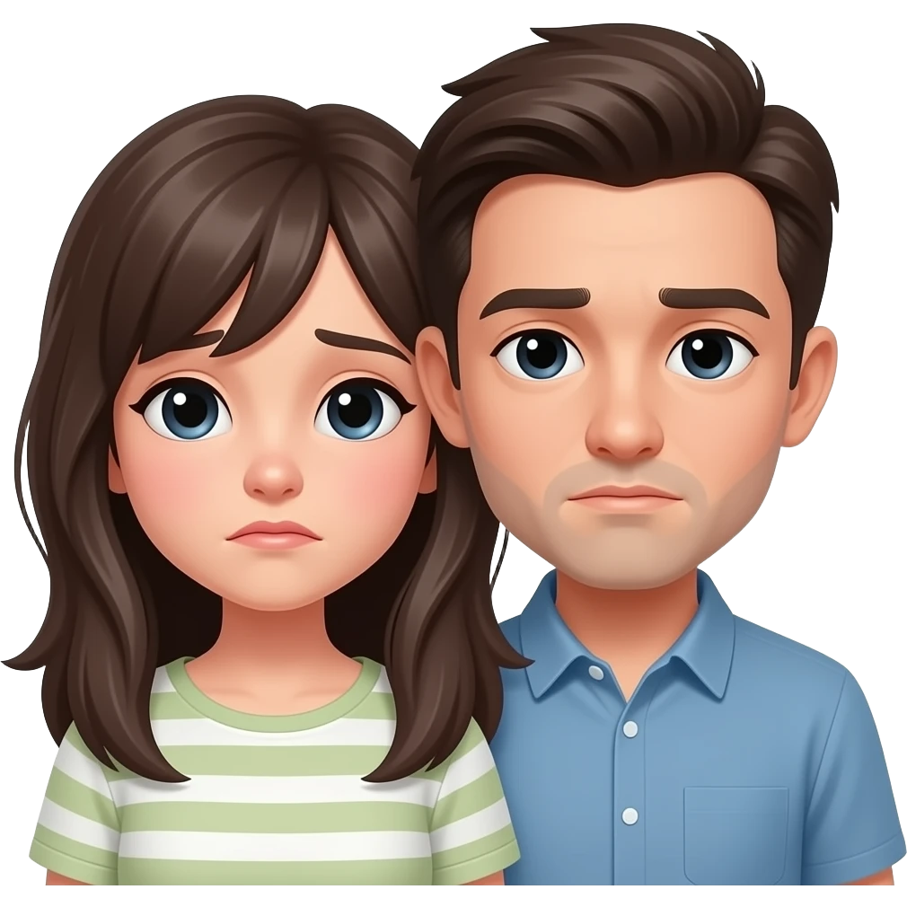 pareja sad emoji