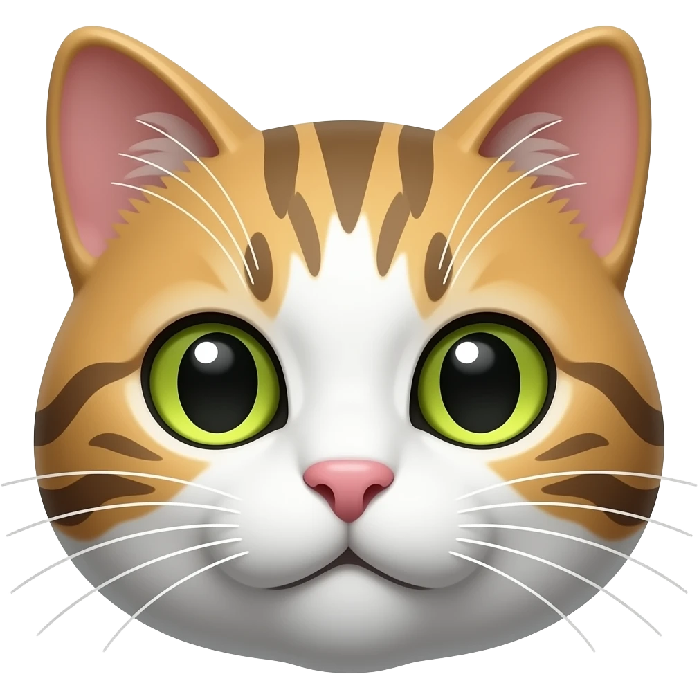 robot cat, head robot emoji