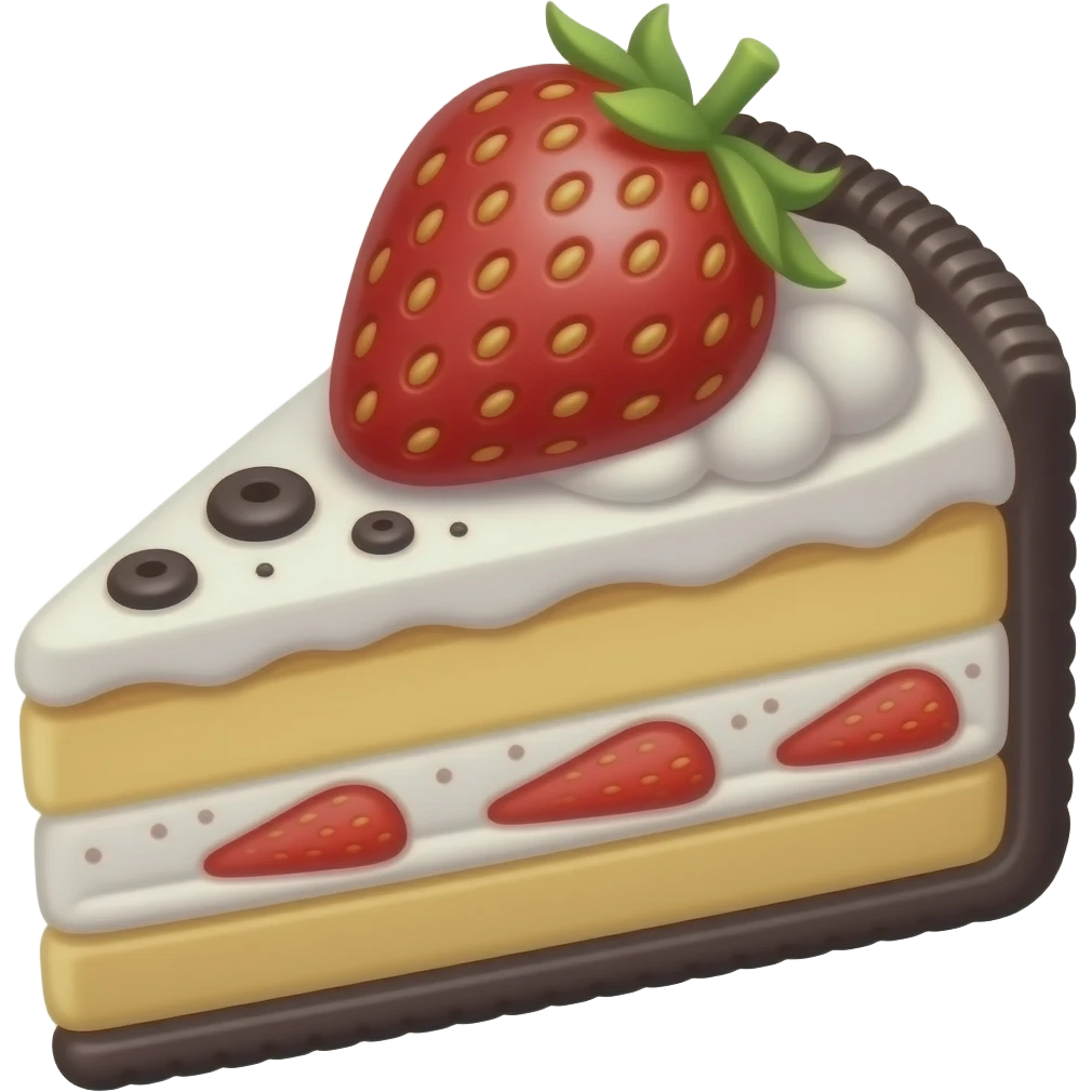 vanille-erdbeere-oreo-cake emoji