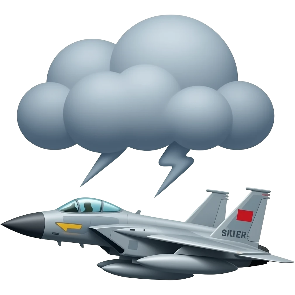 Storm chasing interceptors emoji