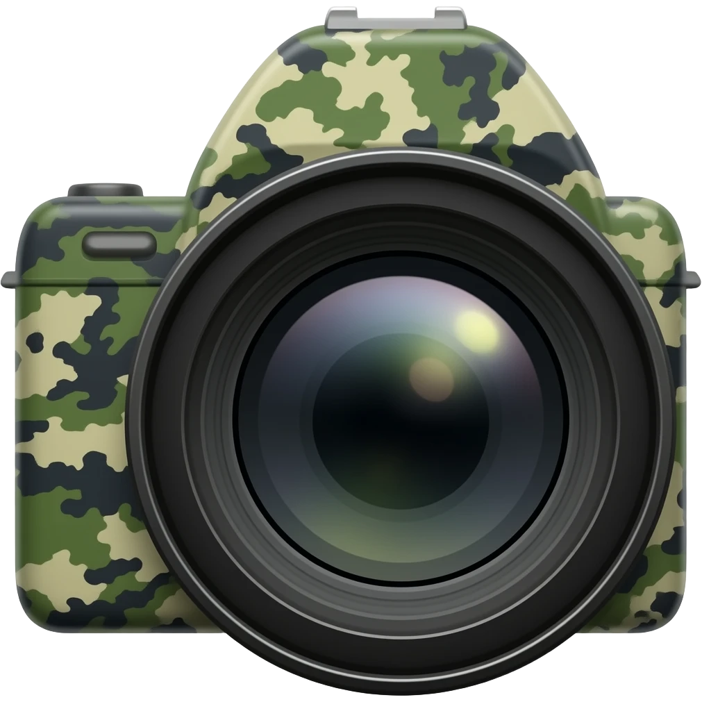 Army camera emoji