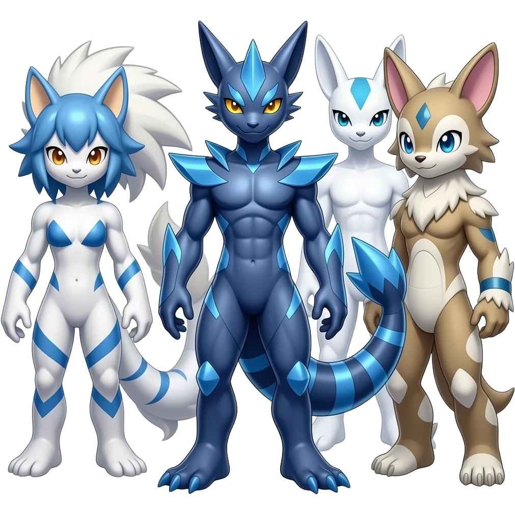Shiny Dark Dusky Cool Hot Zangoose-Guilmon-Zoroark-Renamon-Fakémon ...