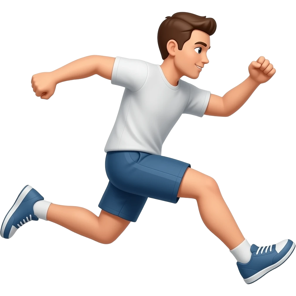 Jump human emoji