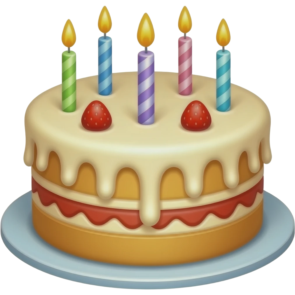 Happy birthday  cake emoji