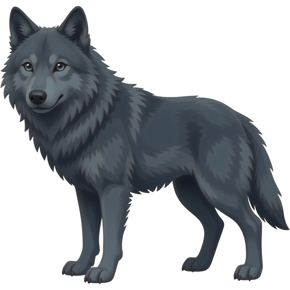 Dark Wolf emoji
