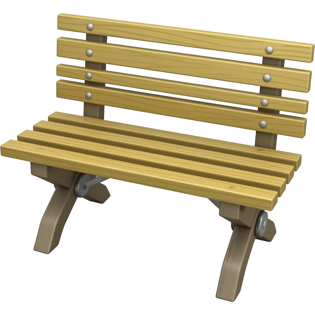 Foldable camping bench emoji
