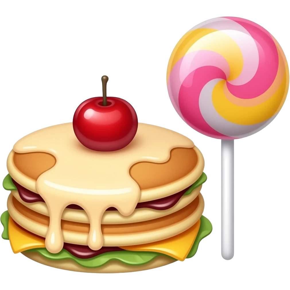 🥞🍭 emoji