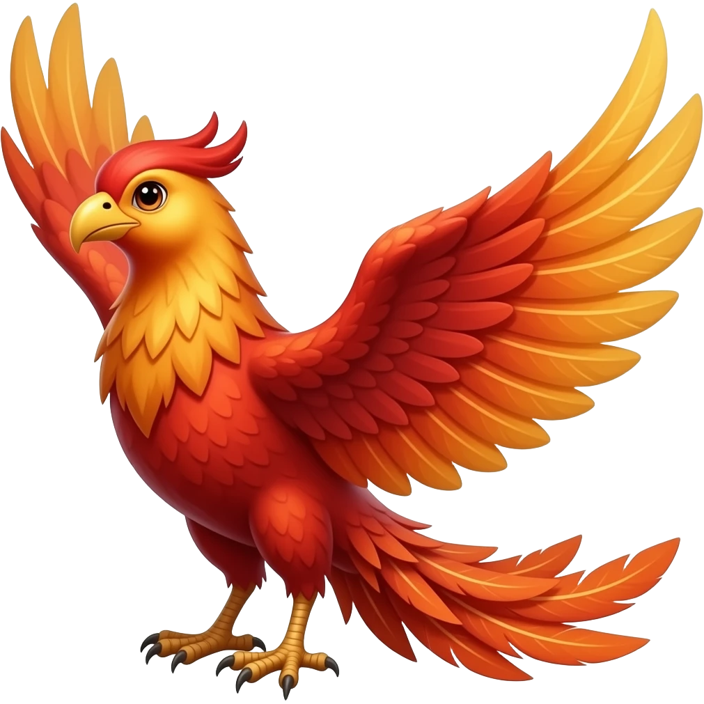 Red phoenix emoji