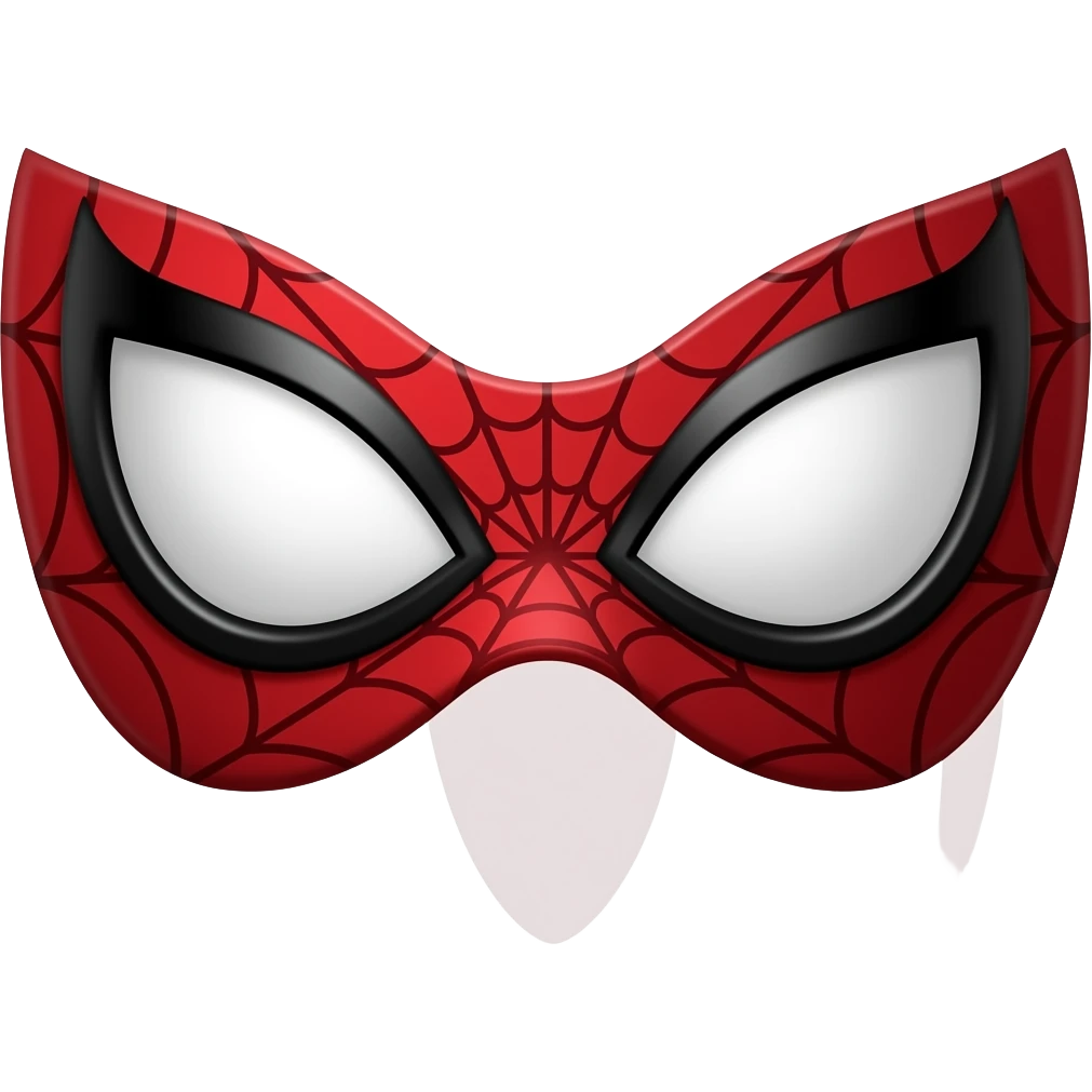 Aesthetic spiderman mask with bowsbw spiderman bow Filter by Snapchat emoji