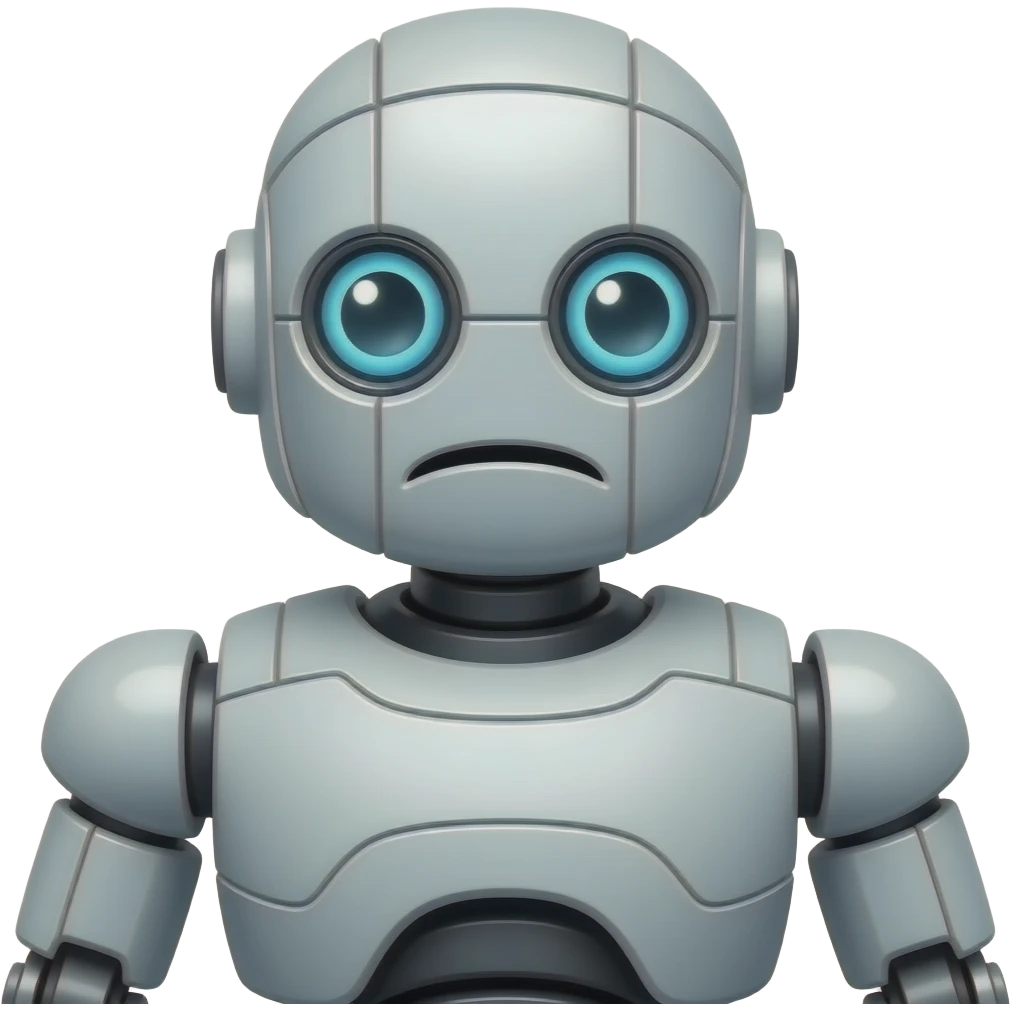 Evil robot emoji