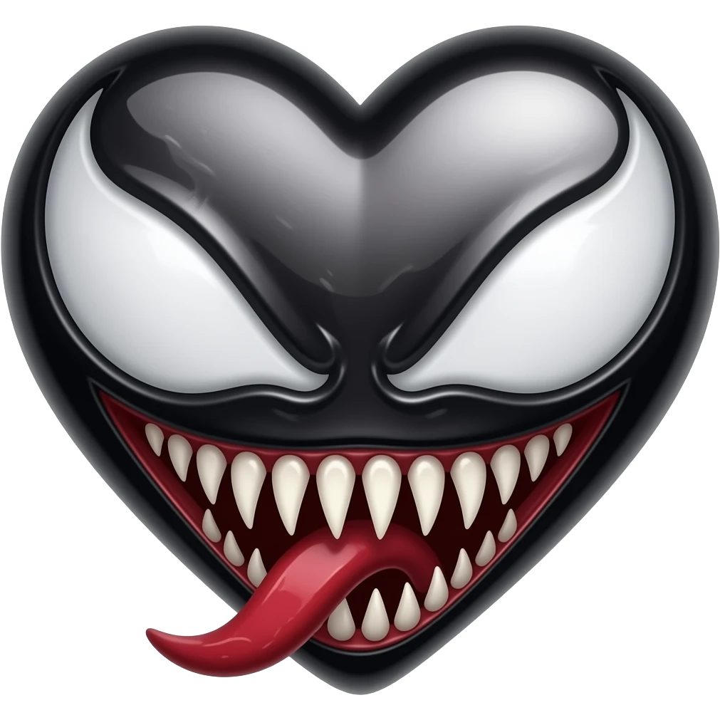 Venom heart emoji