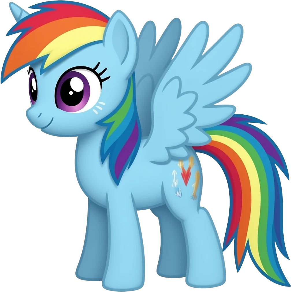 Rainbow Dash emoji