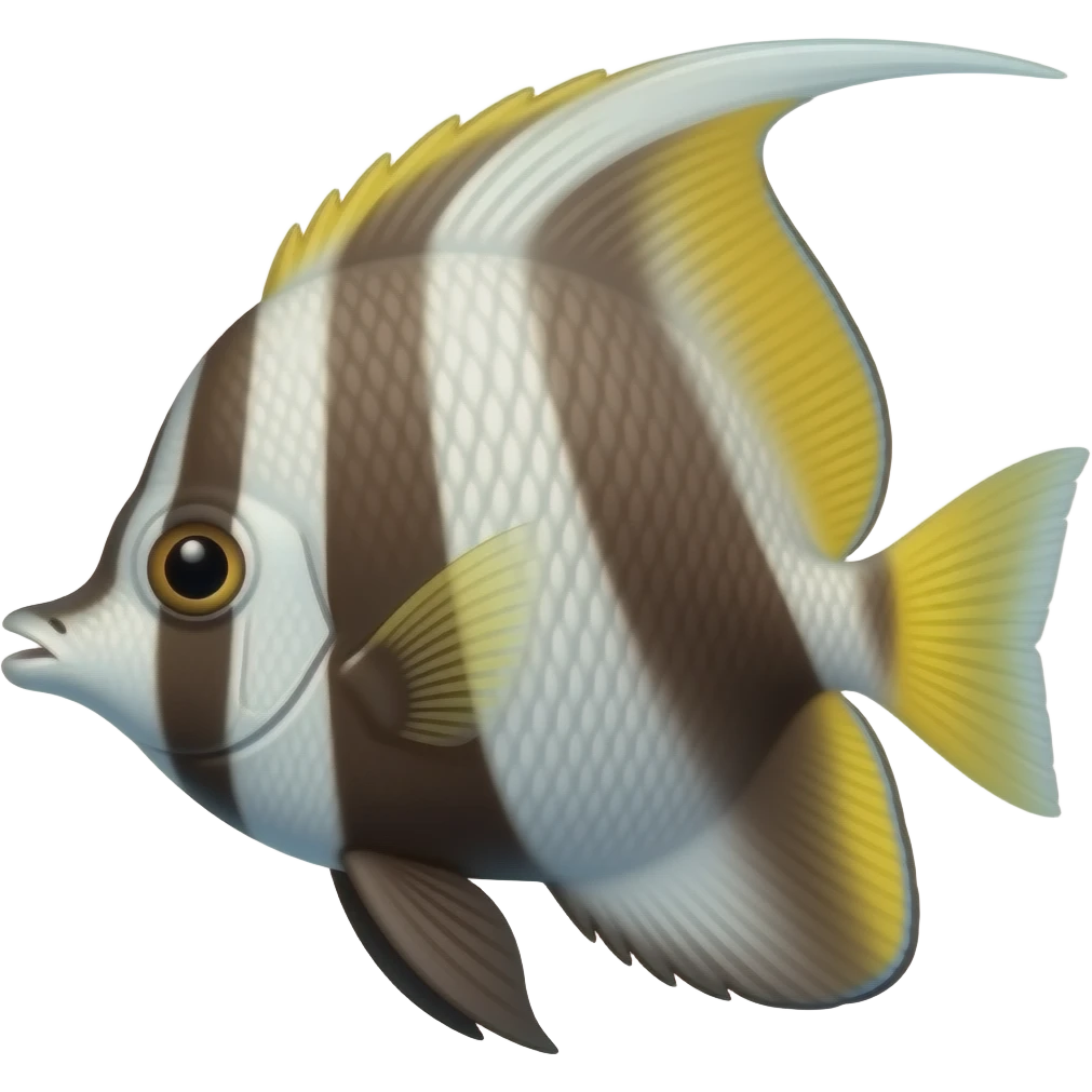 Heniochus Bannerfish emoji emoji