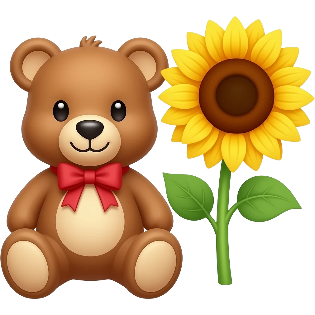 🧸🌻 emoji
