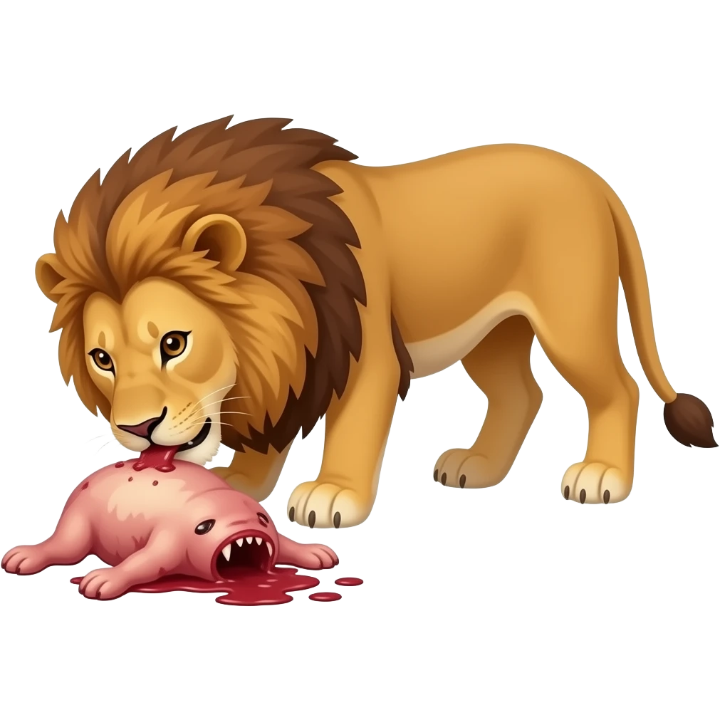 lion food emoji