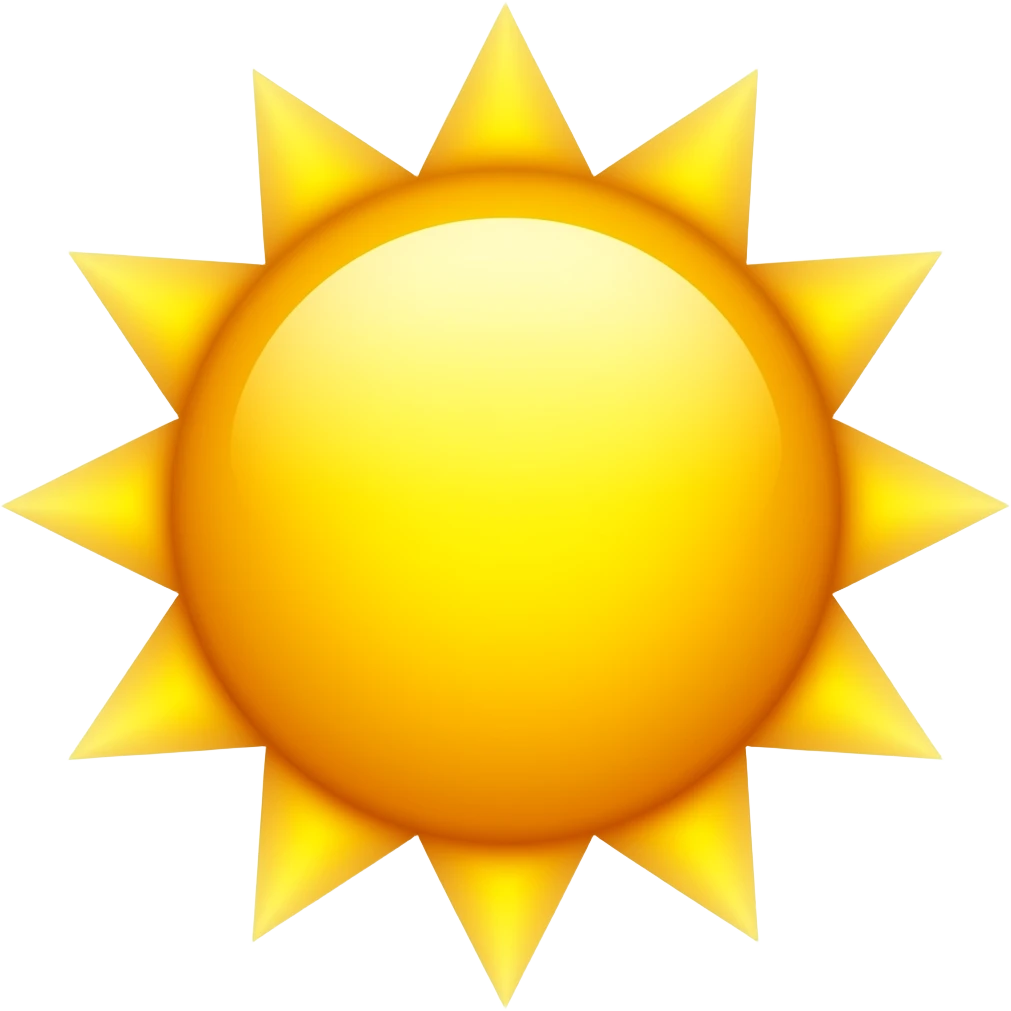 Soleil emoji