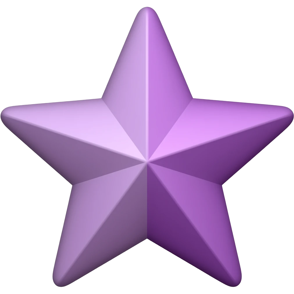 two tone purple star emoji