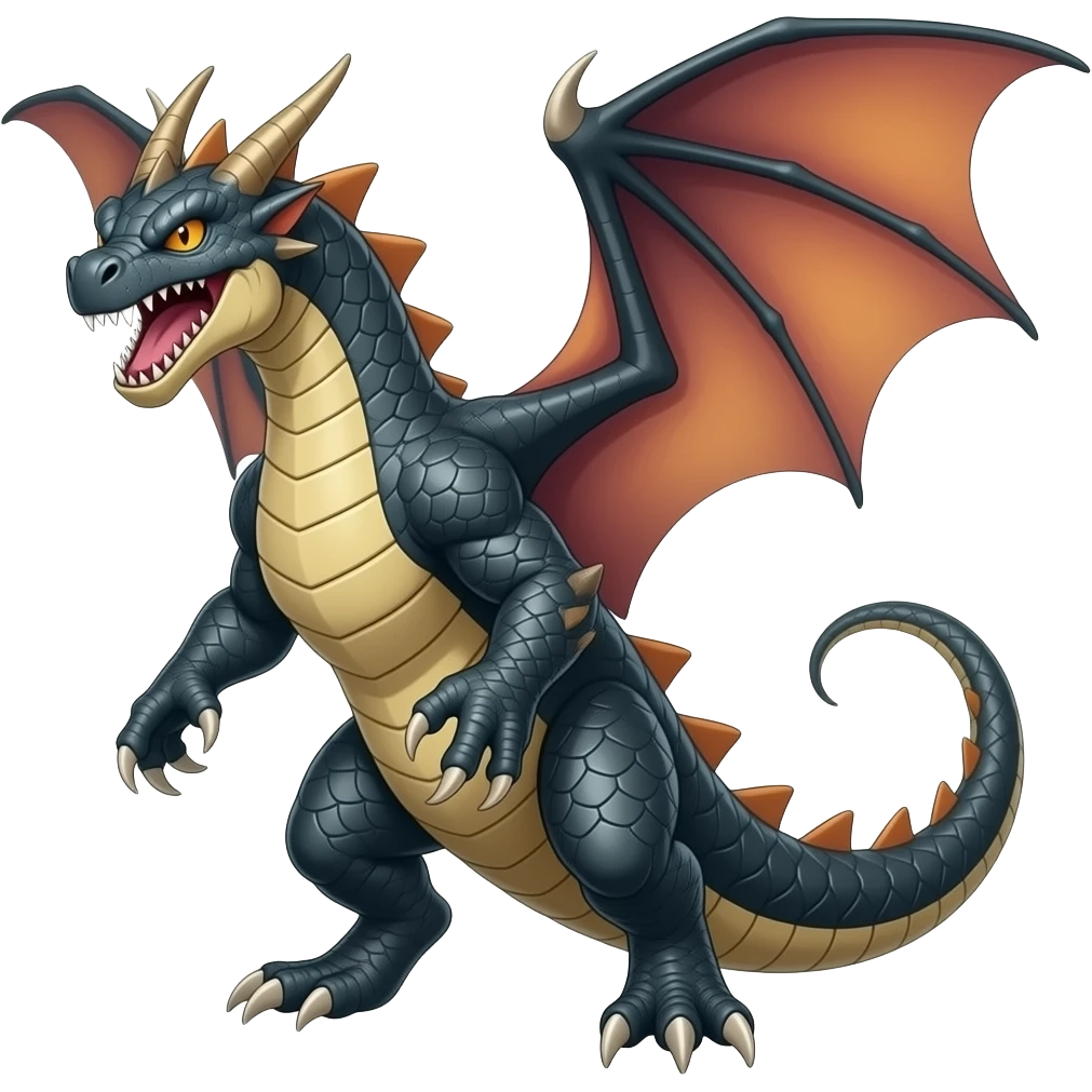 Tyranitar-Salamence-Gyarados-Fakémon-fusion emoji
