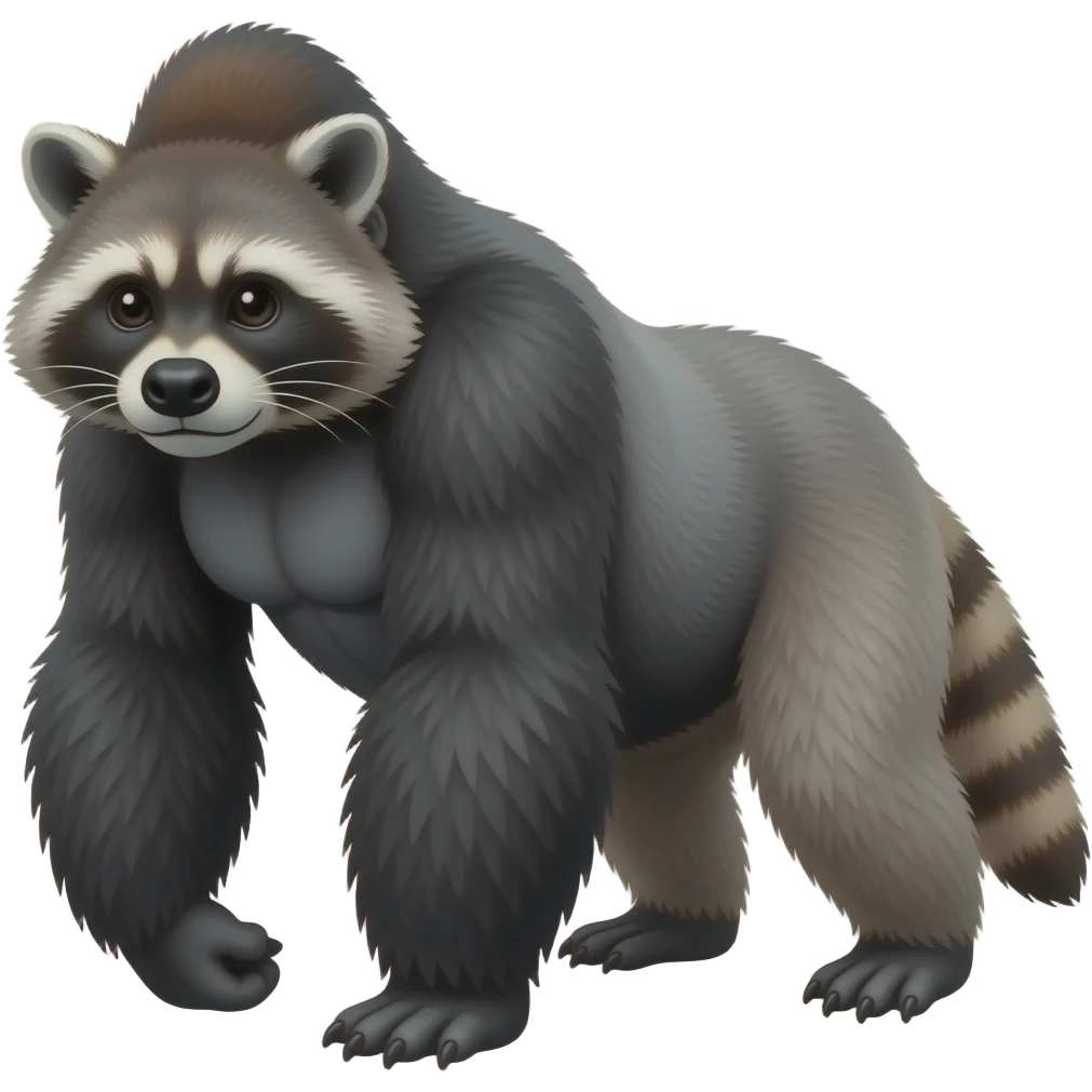 🦝🦍 emoji