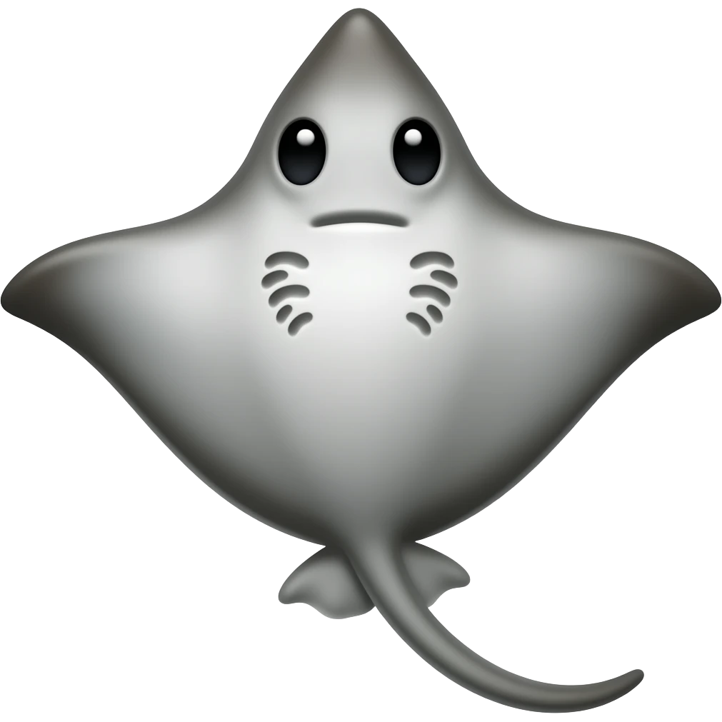 stingray emoji