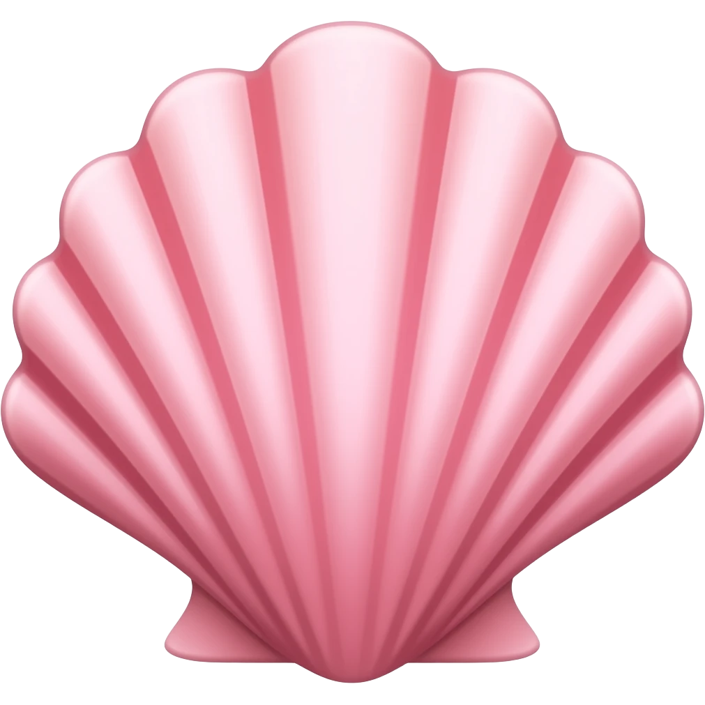 pink seashell emoji