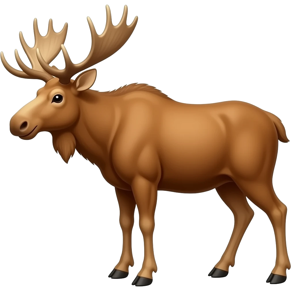 red moose emoji