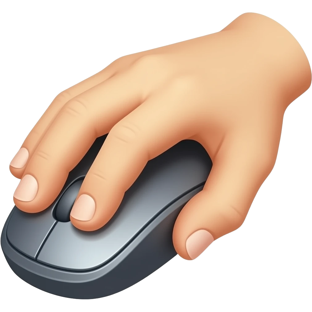 click mouse emoji