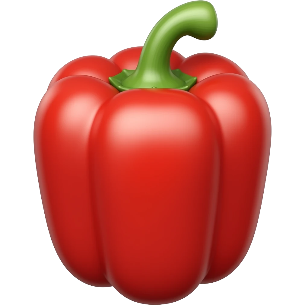 Red bell pepper emoji