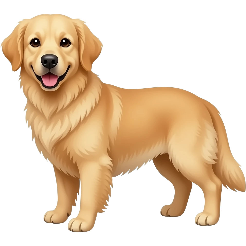 mad golden retriever emoji