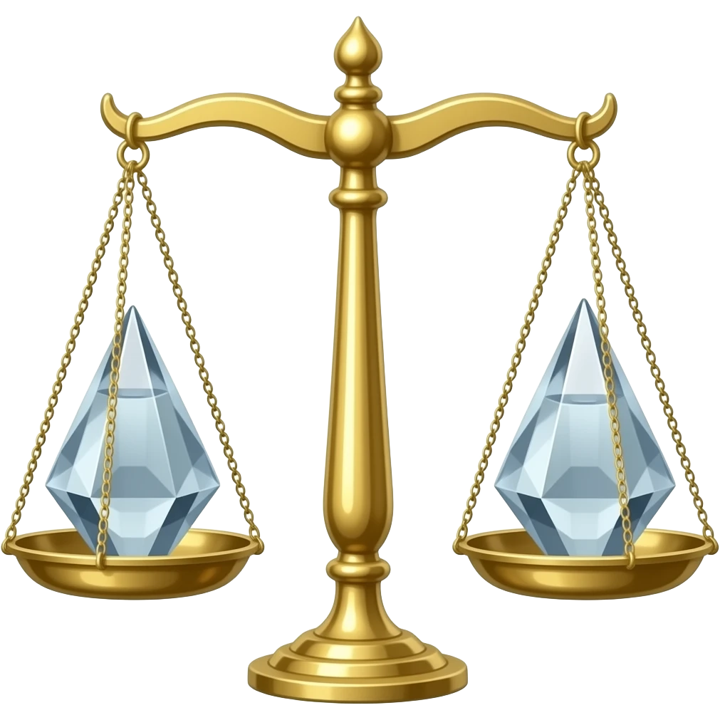 Crystal Pendulum scale emoji