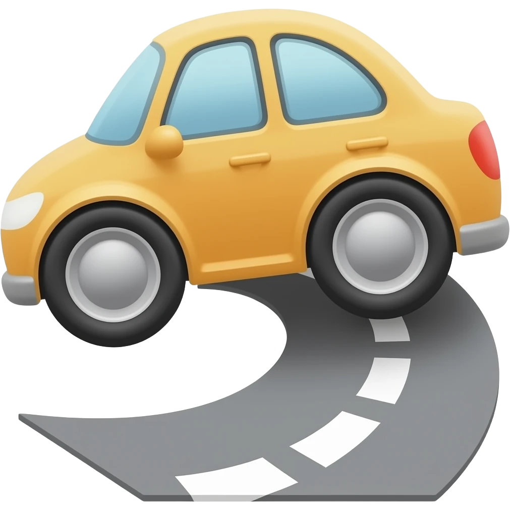 sharp turn emoji