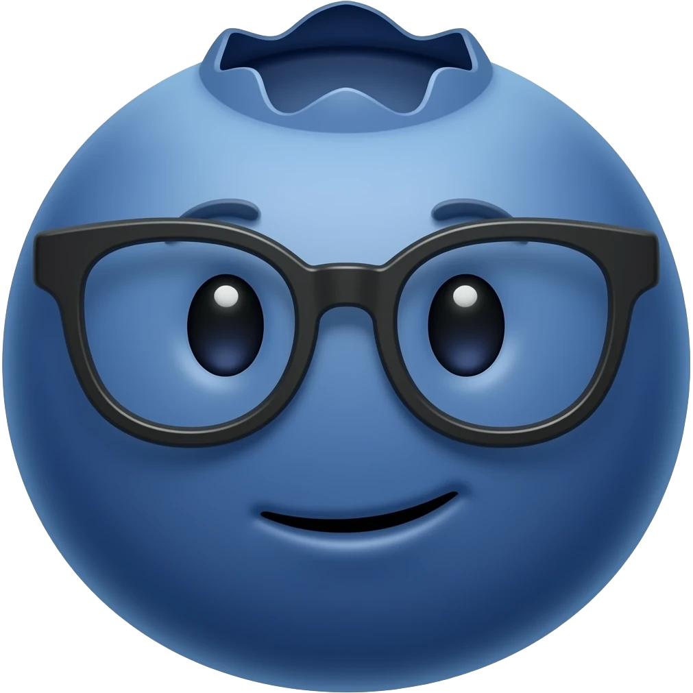 professor blueberry emoji