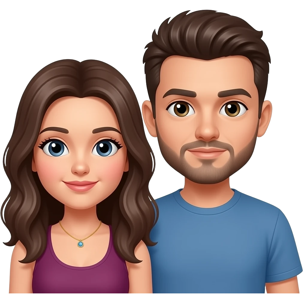 Vaping couple emoji