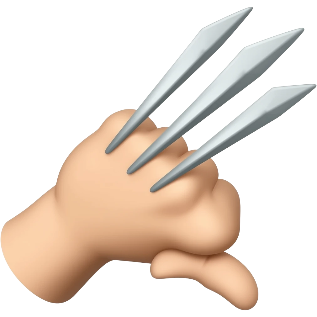 hand WOLVERINE emoji