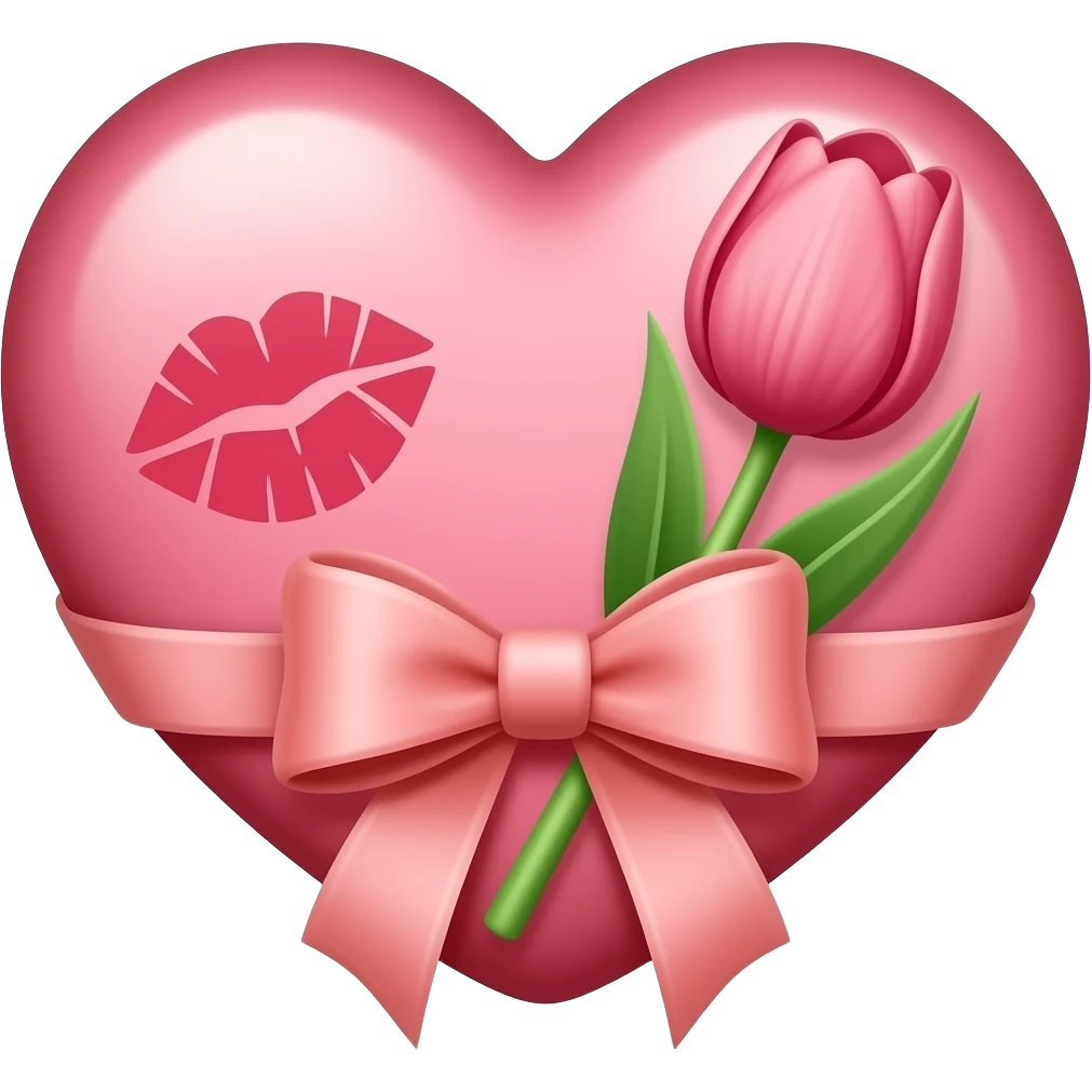 ❤️💋🎀🌷 emoji