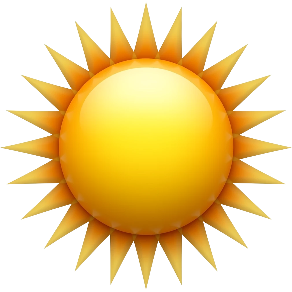 Sun emoji