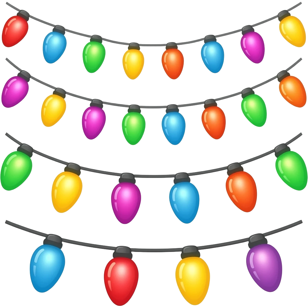 Colorful Festival Lights emoji