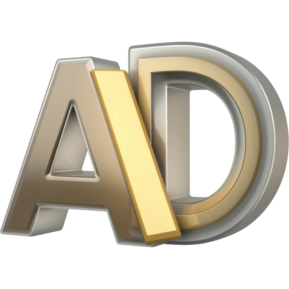 can u generate a stylish AD initials emoji