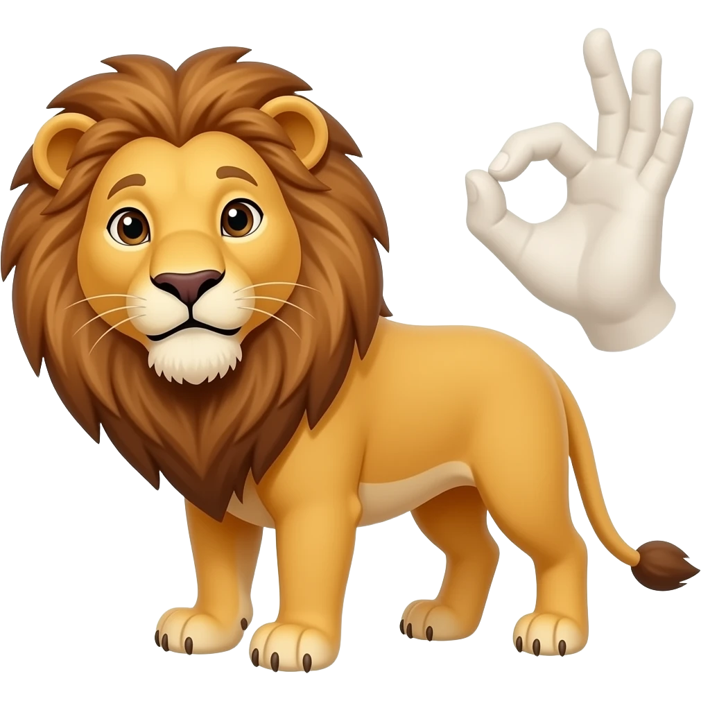 🦁👌🏻 emoji
