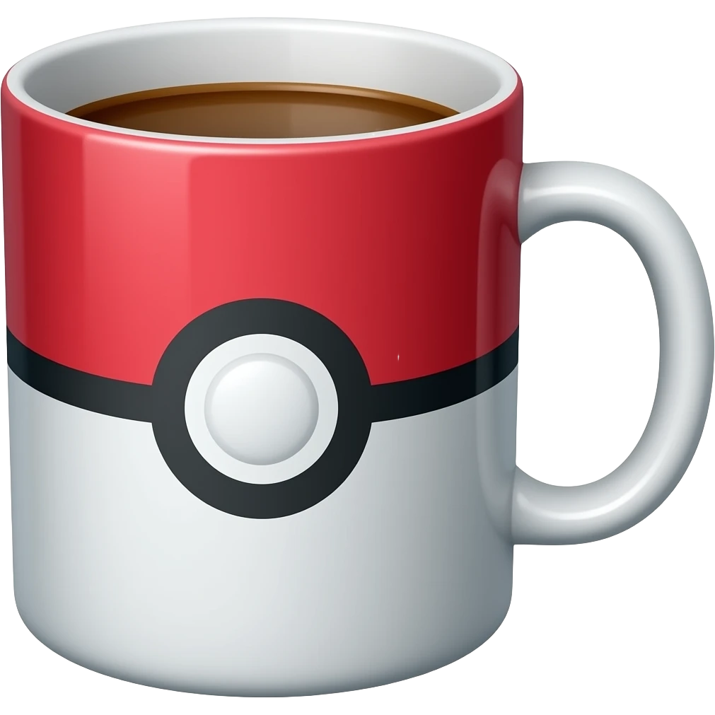 Pokémon coffee mug emoji