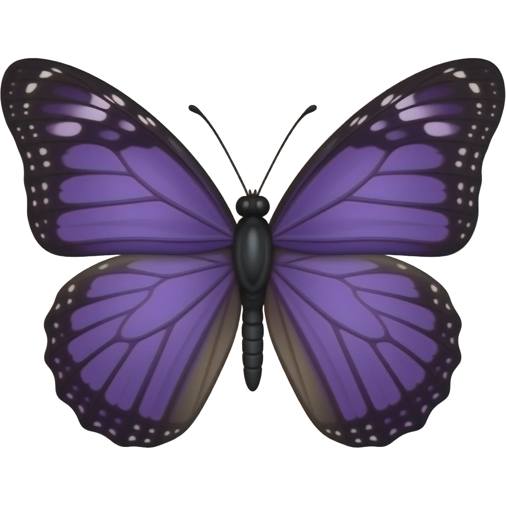 purple butterfly emoji