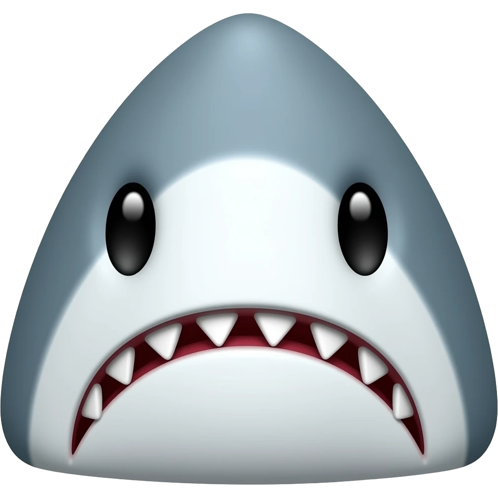 shark face emoji