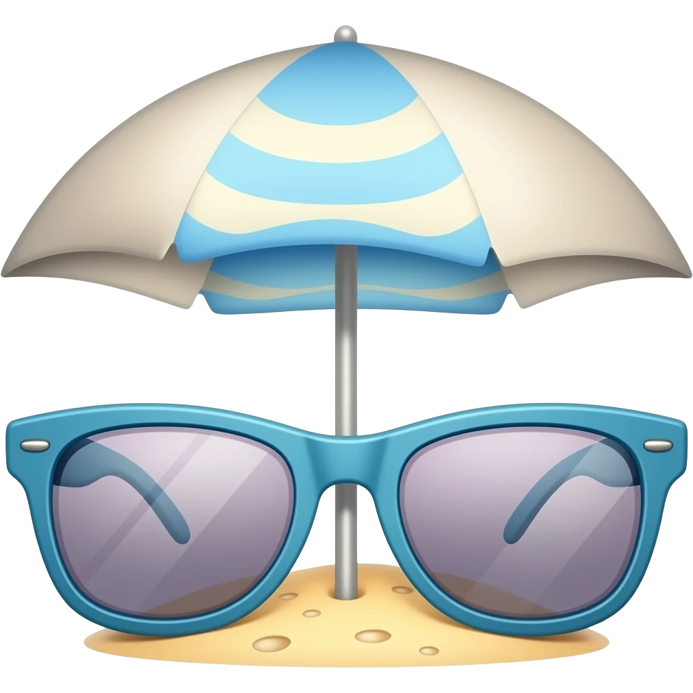 beach sunglasses emoji