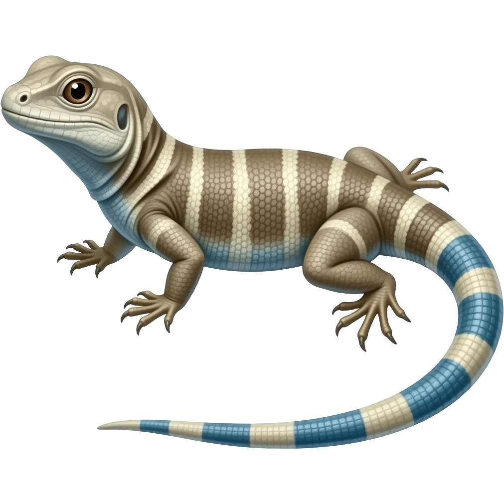 Blue tail emoji