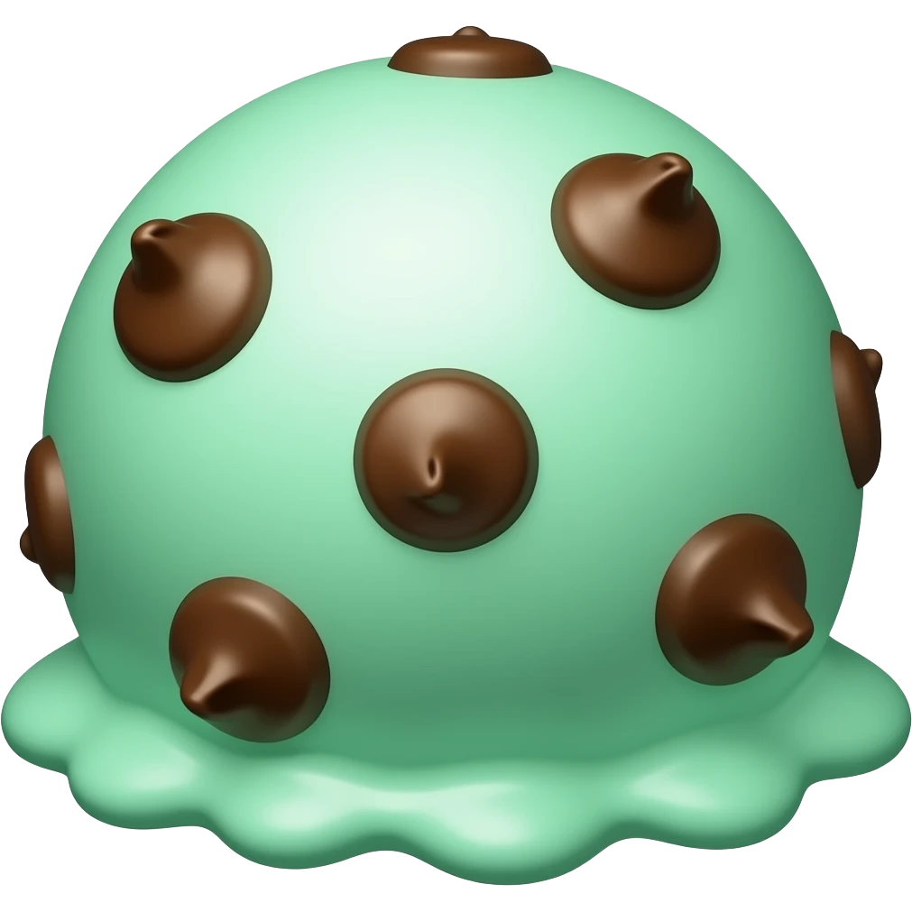 Mint Chocolate Chip emoji