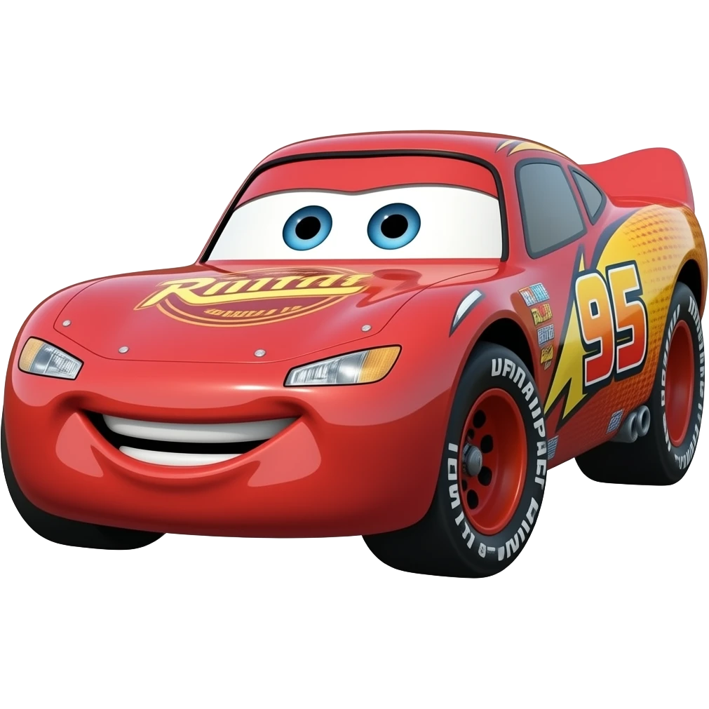 haz  al rayo mcqueen  volando hazlo mas al fondo emoji