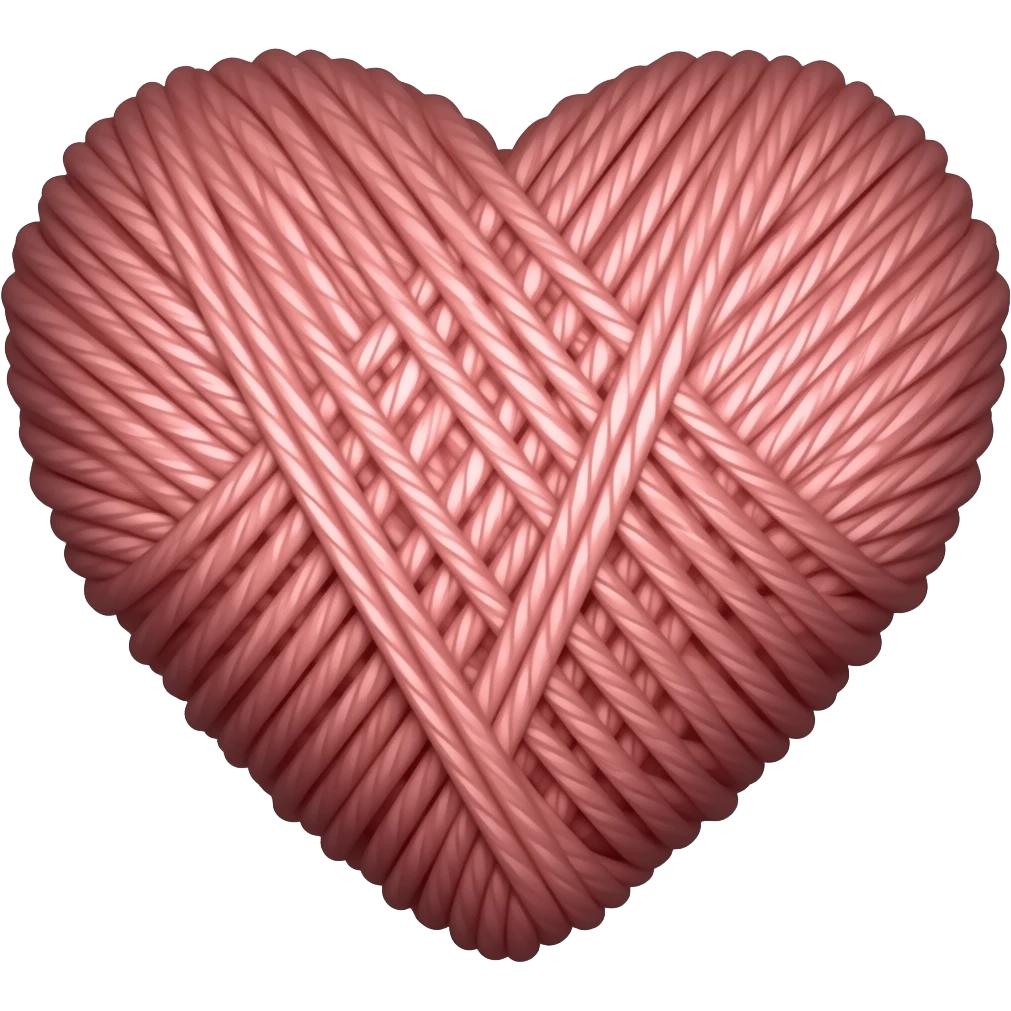 Thread heart emoji