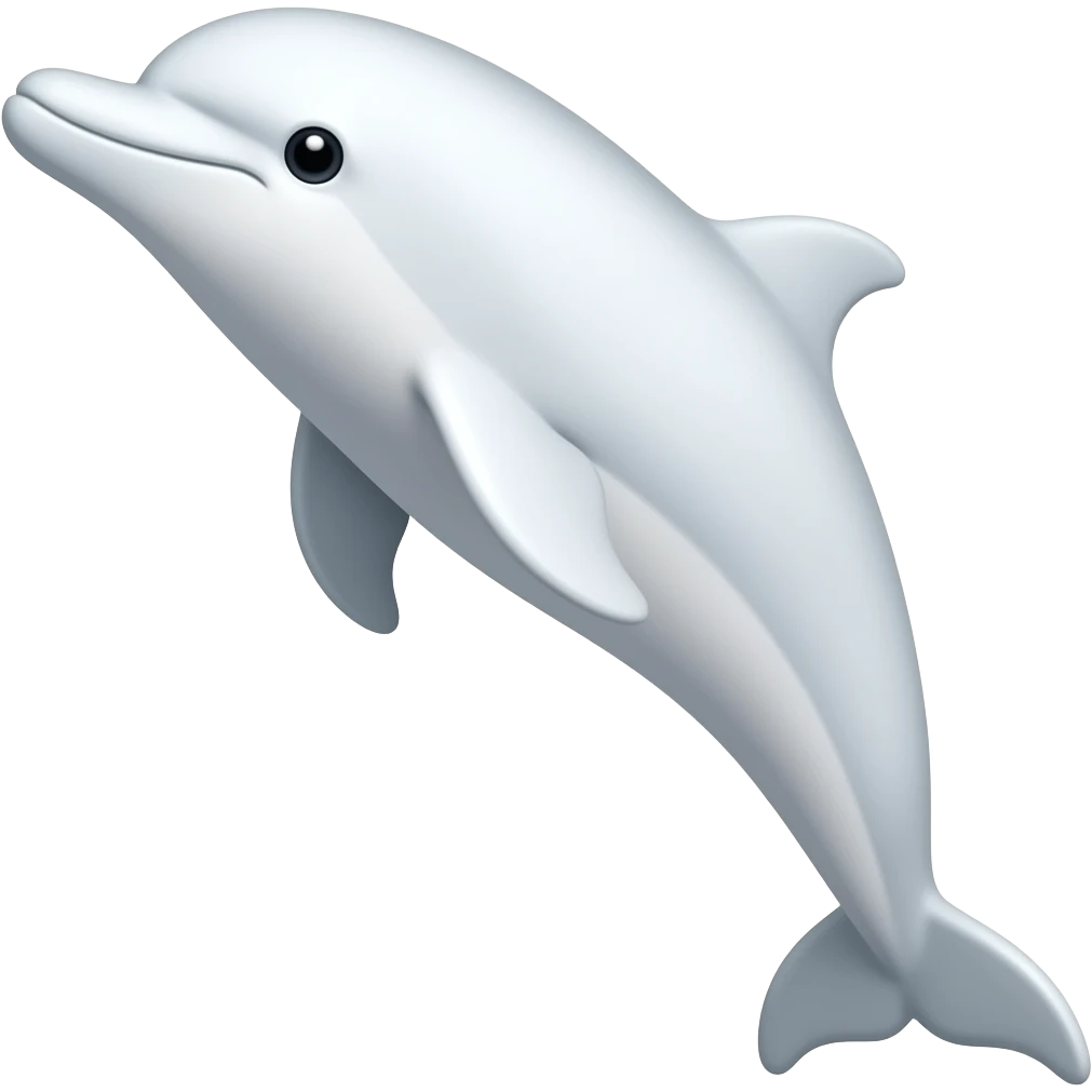 White dolphin emoji