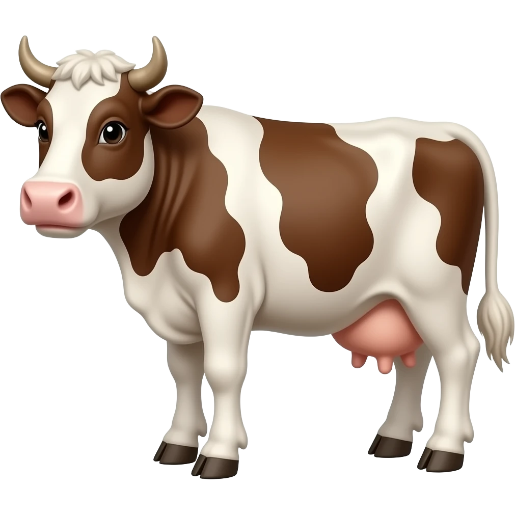 vache sans corne emoji