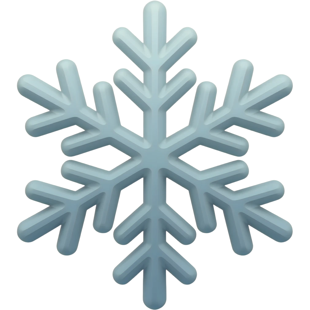 snow flake emoji